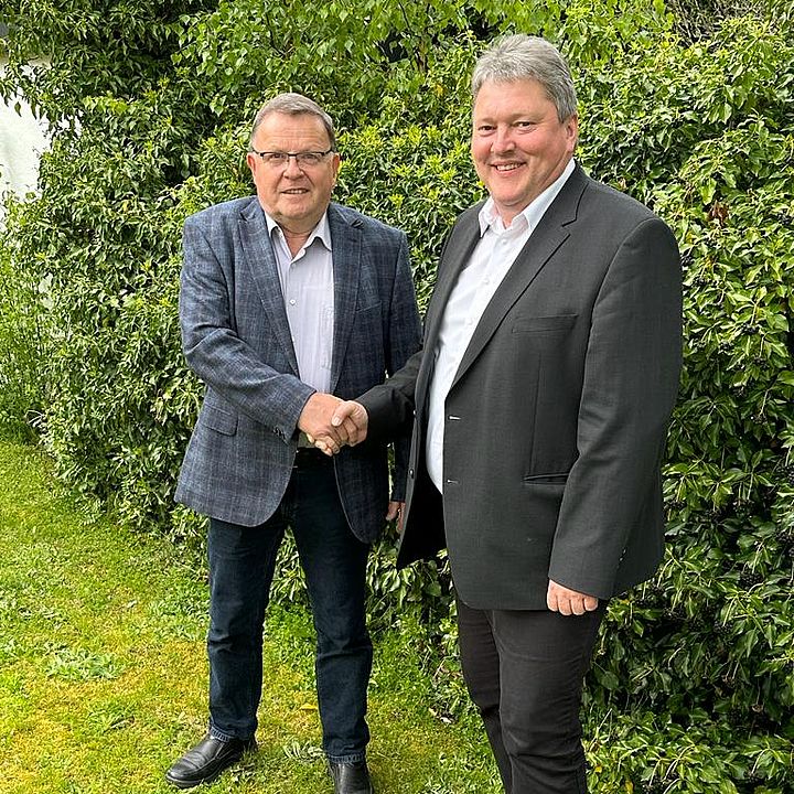 Rolf Haunauer und Bernhard Schmidt (v.l.)